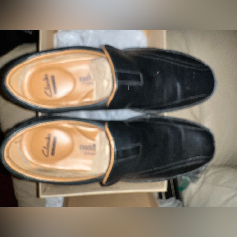 Men’s Black Clark Loafers - Size 12